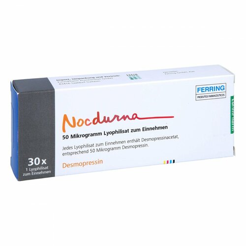 Nocdurna 50 Mikrogramm Lyophilisat zum Einnehmen, 30 Stk., Eurimpharm Arzneimittel GmbH