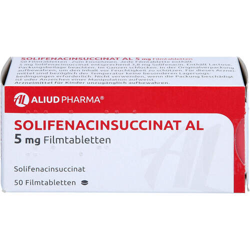 Solifenacinsuccinat AL 5 mg Filmtabletten, 50 Stk., Aliud Pharma GmbH