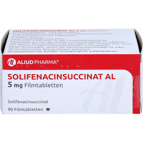 Solifenacinsuccinat AL 5 mg Filmtabletten, 90 Stk., Aliud Pharma GmbH