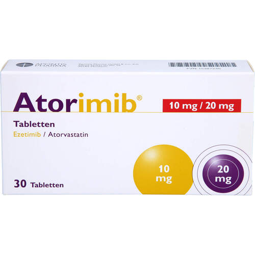 Atorimib 10mg/20mg Tabletten, 30 Stk., APONTIS PHARMA Deutschland GmbH & Co. KG