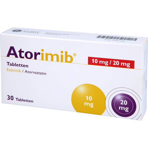 Atorimib 10mg/20mg Tabletten, 30 Stk., APONTIS PHARMA Deutschland GmbH & Co. KG