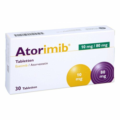 Atorimib 10mg/80mg Tabletten, 30 Stk., APONTIS PHARMA Deutschland GmbH & Co. KG