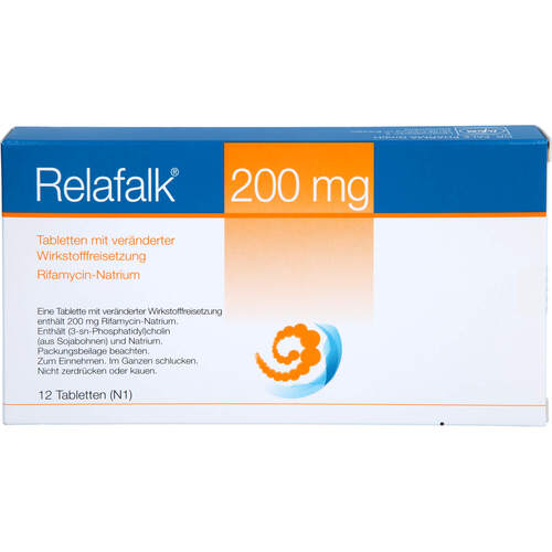 Relafalk 200mg Tabl. m. verändert. Wirkstofffreis., 12 Stk., Dr. Falk Pharma GmbH