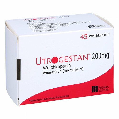 Utrogestan 200mg Weichkapseln, 45 Stk., Emra-Med Arzneimittel GmbH
