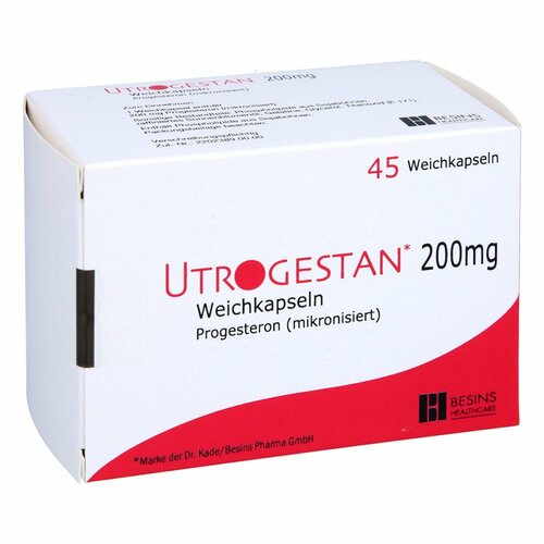 Utrogestan 200mg Weichkapseln, 45 ST, Emra-Med Arzneimittel GmbH