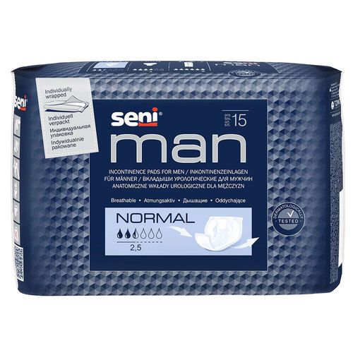 Seni Man Normal Inkontinenzeinlagen, 10x15 Stk., Tzmo Deutschland GmbH