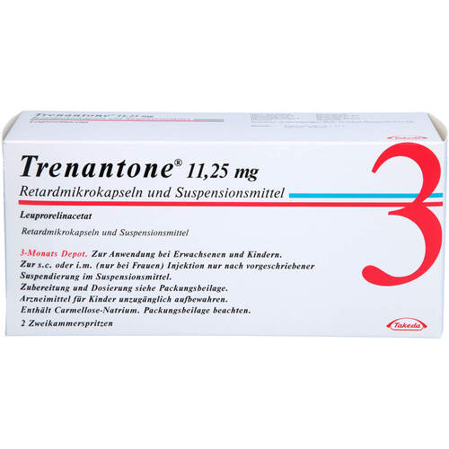 Trenantone 11.25 mg Zweikammerspritze, 2 ST, Abacus Medicine A/S