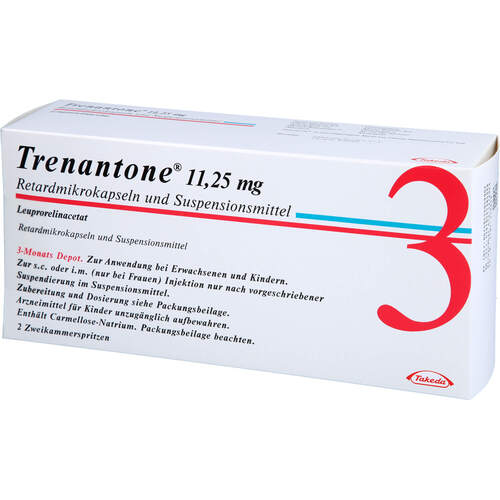 Trenantone 11.25 mg Zweikammerspritze, 2 ST, Abacus Medicine A/S