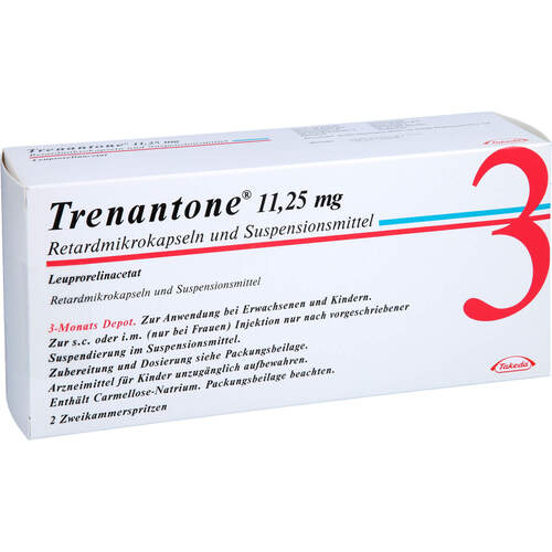 Trenantone 11.25 mg Zweikammerspritze, 2 Stk., Abacus Medicine A/S