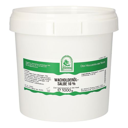 WACHOLDERÖLSALBE 10%, 1000 g, Hecht-Pharma GmbH