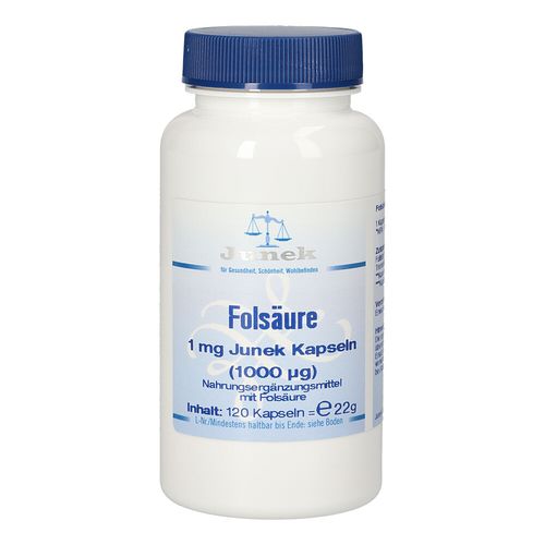 FOLSÄURE 1MG JUNEK KAPSELN, 120 Stk., Bios Medical Services