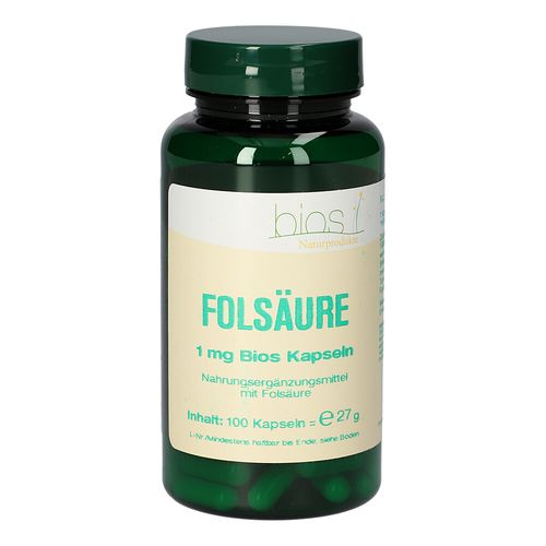 FOLSÄURE 1MG BIOS KAPSELN, 100 Stk., Bios Medical Services