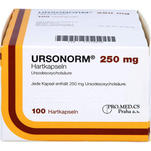 Ursonorm 250 mg Hartkapseln, 100 ST, PRO.MED.CS Praha a.s.