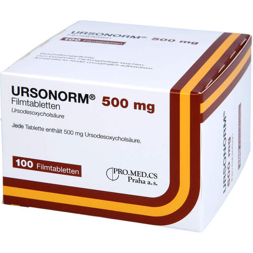 Ursonorm 500 mg Filmtabletten, 100 ST, PRO.MED.CS Praha a.s.