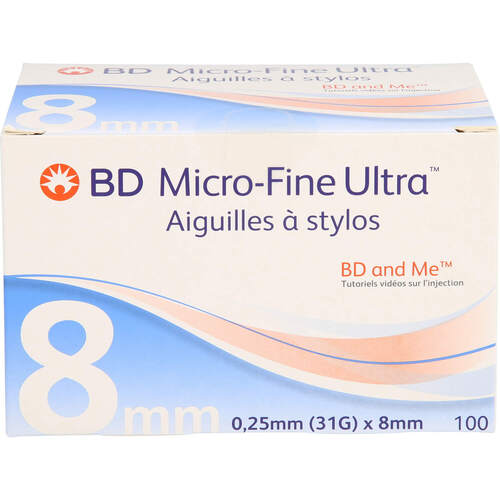 BD MICRO-FINE ULTRA Pen-Nadeln 0.25x8 mm, 105 Stk., Galeno GmbH