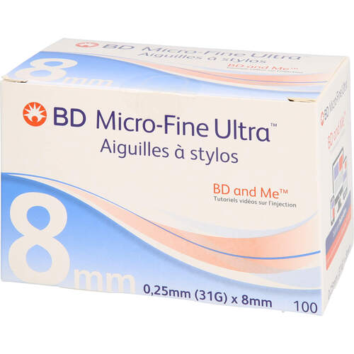 BD MICRO-FINE ULTRA Pen-Nadeln 0.25x8 mm, 105 Stk., Galeno GmbH