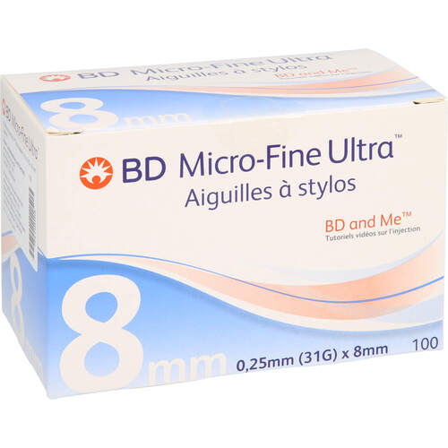 BD MICRO-FINE ULTRA Pen-Nadeln 0.25x8 mm, 105 Stk., Galeno GmbH
