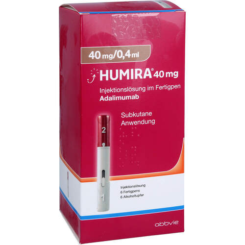 Humira 40 mg/0.4 ml Injektionslösung im Fertigpen, 6 Stk., Originalis B.V.