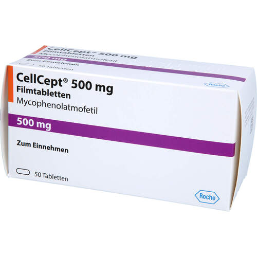 CellCept 500mg Filmtabletten, 50 Stk., Originalis B.V.