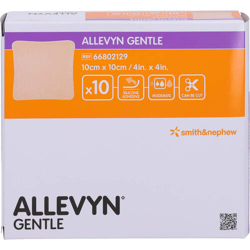 ALLEVYN GENTLE 10X10 CM SCHAUMVERB., 10 Stk., Avitamed GmbH