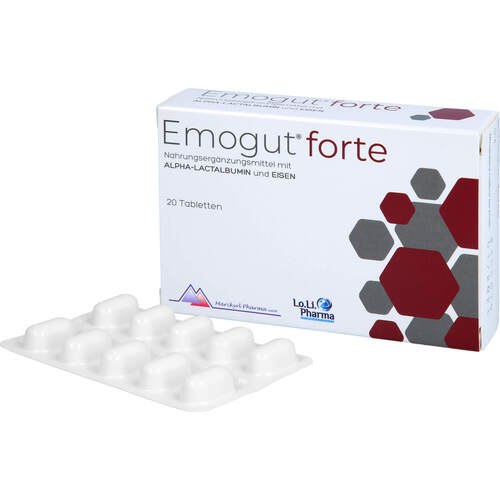 EMOGUT forte Tabletten, 20 Stk., Lo.Li. Pharma International s.r.l. EMOGUT forte Tabletten, 20 Stk., Lo.Li. Pharma International s.r.l.