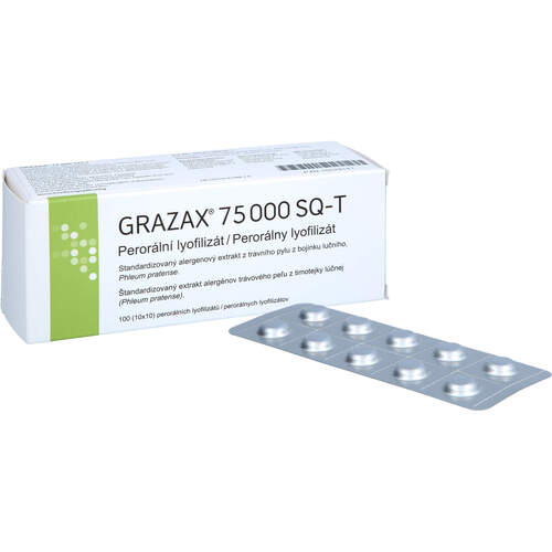 Grazax 75.000 SQ-T Lyophilisat zum Einnehmen, 100 Stk., Originalis B.V.