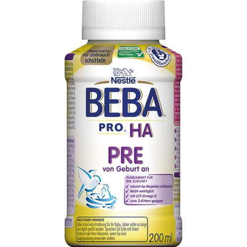 NESTLE BEBA PRO HA Pre, 6x200 ml, Nestle Nutrition GmbH
