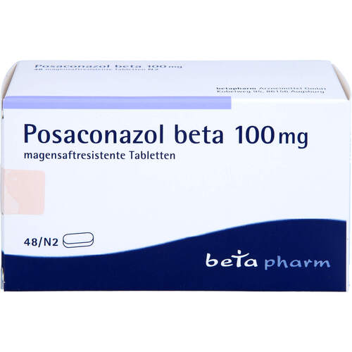 Posaconazol beta 100 mg magensaftres.Tabletten, 48 ST, betapharm Arzneimittel GmbH