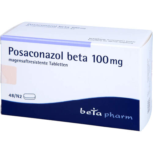 Posaconazol beta 100 mg magensaftres.Tabletten, 48 ST, betapharm Arzneimittel GmbH