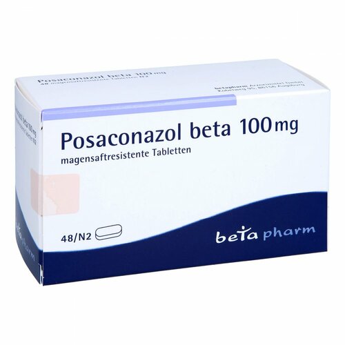 Posaconazol beta 100 mg magensaftres.Tabletten, 48 ST, betapharm Arzneimittel GmbH