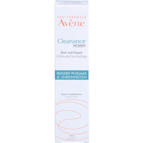 AVENE Cleanance WOMEN Glättende Nachtpflege, 30 ML, PIERRE FABRE DERMO KOSMETIK GmbH