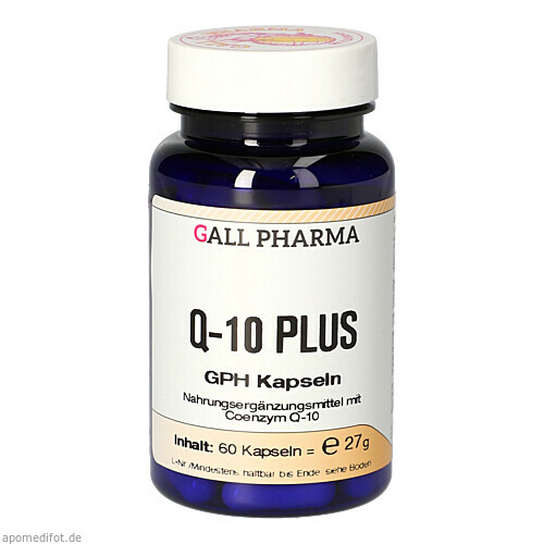 Q-10 PLUS GPH KAPSELN, 60 ST, Hecht-Pharma GmbH