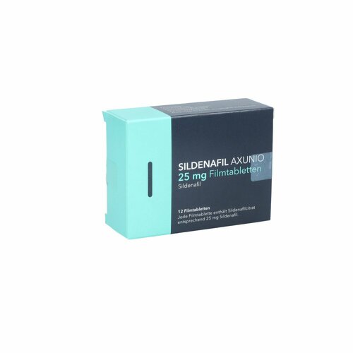 SILDENAFIL axunio 25 mg Filmtabletten, 12 Stk., axunio Pharma GmbH