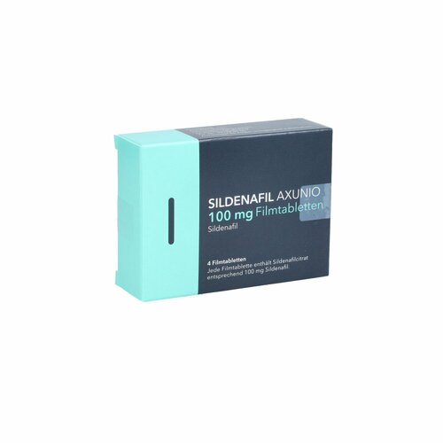SILDENAFIL axunio 100 mg Filmtabletten, 4 Stk., axunio Pharma GmbH