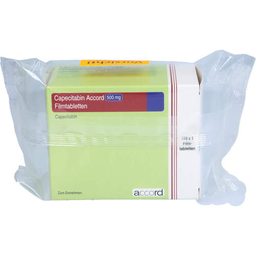 Capecitabin Accord 500 mg Filmtabletten, 120 Stk., kohlpharma GmbH