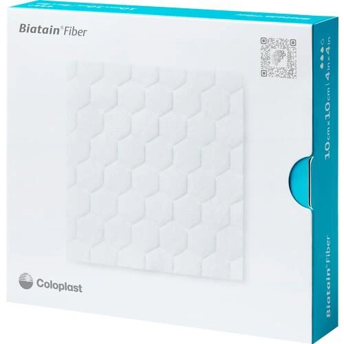 Biatain Fiber 2.5x46 cm Faserverband Tamponade, 10 Stk., Coloplast GmbH