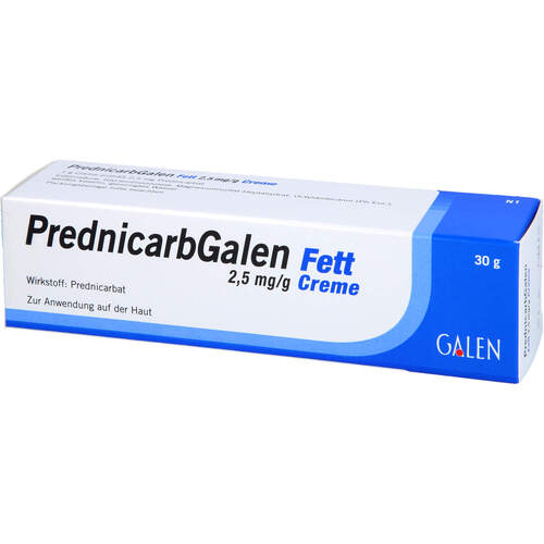 PrednicarbGalen 2.5 mg/g Fett Creme, 30 g, Galenpharma GmbH
