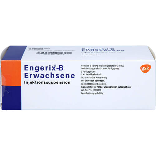 Engerix-B Erwachsene Inj.-Susp.i.e.Fertigspritze, 3 Stk., Abacus Medicine A/S