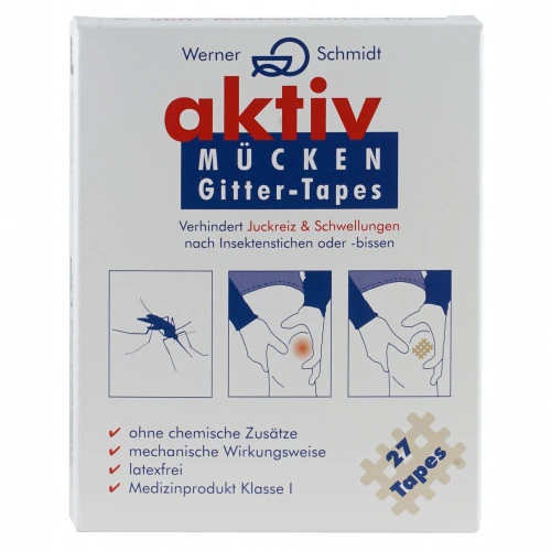 aktiv M&uuml;cken Gitter-Tape, 27 Stk., Werner Schmidt Pharma GmbH