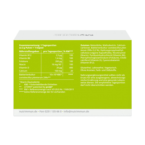 MyBIOTIK BALANCE RDS 40 x 2 g + 40 Kapseln, 1 Pck., Nutrimmun GmbH