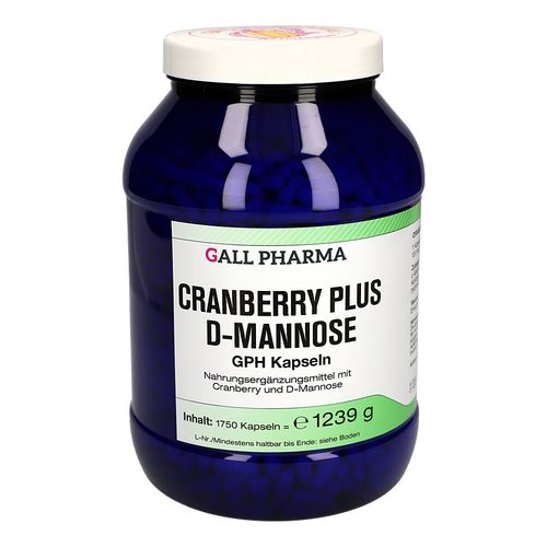 CRANBERRY PLUS D-MANNOSE GPH KAPSELN, 1750 Stk., Hecht-Pharma GmbH