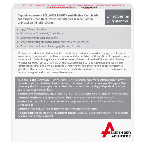 Doppelherz Kollagen Beauty system, 10 Stk., Queisser Pharma GmbH & Co. KG Doppelherz Kollagen Beauty system, 10 Stk., Queisser Pharma GmbH & Co. KG