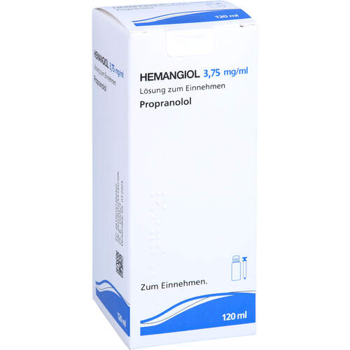 HEMANGIOL 3.75 mg/ml Lösung zum Einnehmen, 120 ml, Orifarm GmbH HEMANGIOL 3.75 mg/ml Lösung zum Einnehmen, 120 ml, Orifarm GmbH