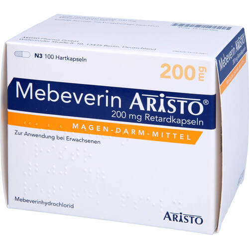 Mebeverin Aristo 200 mg Retardkapseln, 100 Stk., Aristo Pharma GmbH