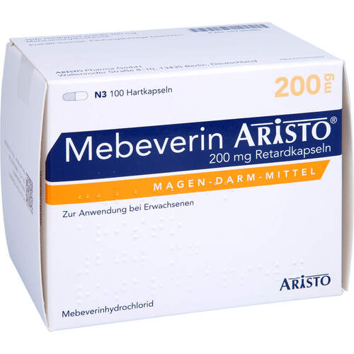 Mebeverin Aristo 200 mg Retardkapseln, 100 Stk., Aristo Pharma GmbH