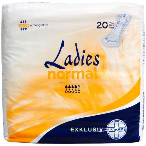 PARAM LADIES EXKLUSIV NORMAL Inkontinenz-Einlagen, 20 Stk., Param GmbH