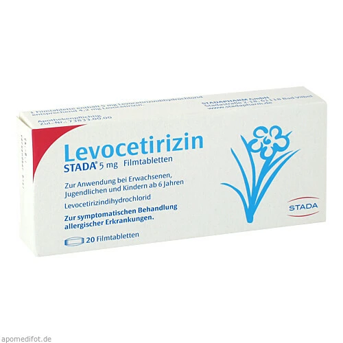 Levocetirizin STADA 5 mg Filmtabletten, 20 Stk., STADA Consumer Health Deutschland GmbH