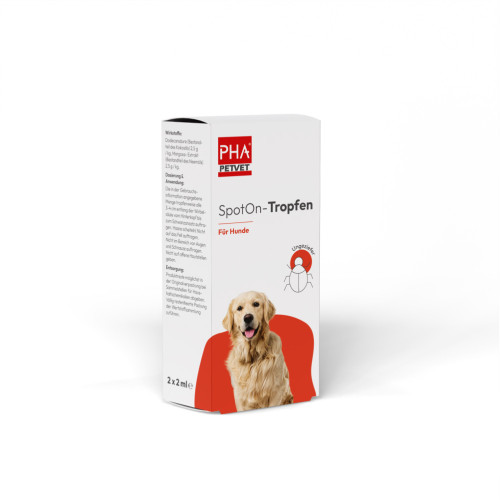PHA Spot-onTropfen für Hunde, 2x2 ml, PetVet GmbH