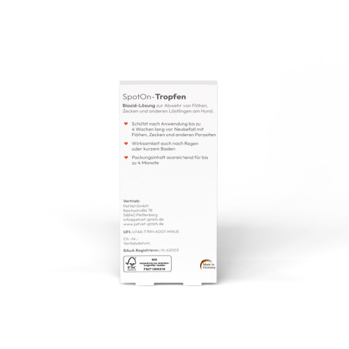 PHA Spot-onTropfen für Hunde, 2x2 ml, PetVet GmbH