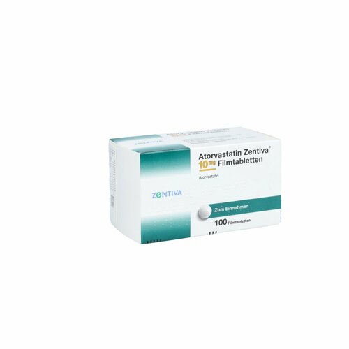 Atorvastatin Zentiva 10mg Filmtabletten, 100 ST, Zentiva Pharma GmbH